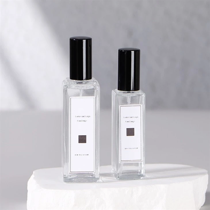 glass travel perfume bottle